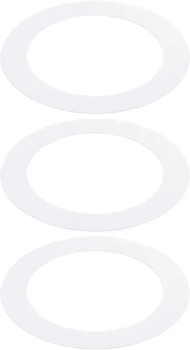 Miniatura 16 de PATIKIL Anillos de goof de 2.76 pulgadas de diámetro exterior de 4.53 pulgadas para luz empotrada, paquete de 3 anillos de iluminación de metal