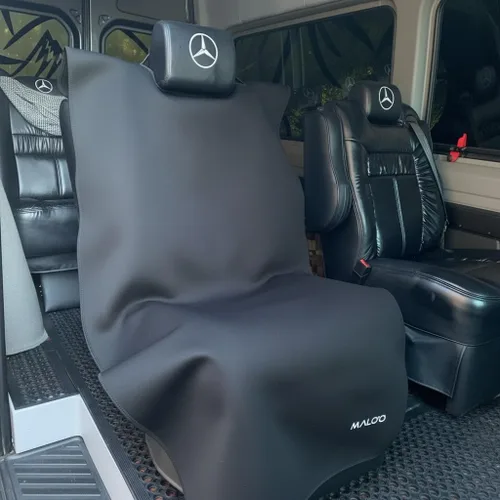 Miniatura 9 de Malo'o Funda impermeable para asiento de automóvil, protector universal de asiento de neopreno para automóviles, camiones y SUV, protege contra