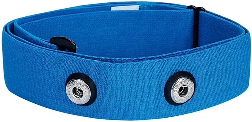 Correa de pecho de repuesto para monitor de frecuencia cardíaca compatible con Polar H10 H9 H7 H1 Wahoo Tickr Garmin cinturón de pecho Azul