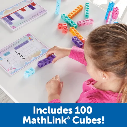 Miniatura 4 de Fantástico juego de actividades matemáticas de jardín de infantes: cubos MathLink por Learning Resources