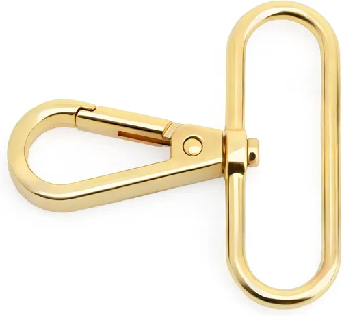 Miniatura 13 de CRAFTMEMORE Broches giratorios con cierre de langosta para puerta de presión, clips de moda, FS10, paquete de 10 unidades (metal, 1-1/2 pulgadas)