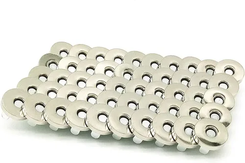 Miniatura 11 de 100 juegos de botones de cierre magnético, perfectos para bolsas y prendas, 14mm