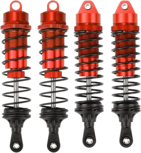 Rcawd Piezas de actualización de amortiguadores RC para camión 1/10 Arrma Senton 4X4 Granite 4X4 Vorteks 4X4 Arrma Bigrock 4X4 Typhon 4X4 RC, 4 Rojo