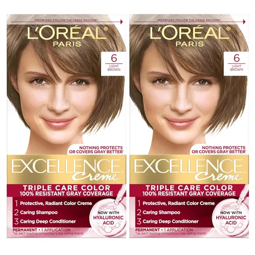 Miniatura 38 de L'Oreal Paris Excellence Crème - Tinte permanente para el cabello, color de cabello de triple cuidado, complejo Pro-Keratine para una cobertura