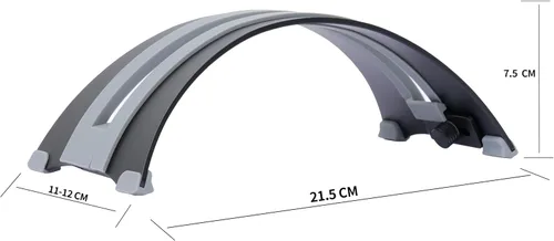 Miniatura 4 de Soporte vertical ajustable para laptop – aluminio 6061, precisión CNC, acabado anodizado, se adapta a todas las computadoras portátiles, incluyendo