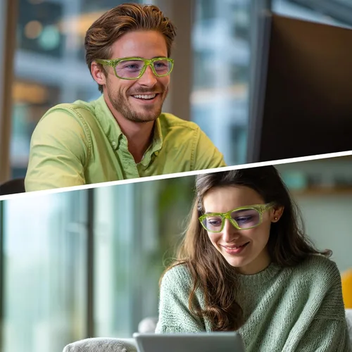 Miniatura 6 de ProtectX Lentes de lectura elegantes para mujeres y hombres, antivaho y antiarañazos, protección UV, gafas de seguridad antiimpactos