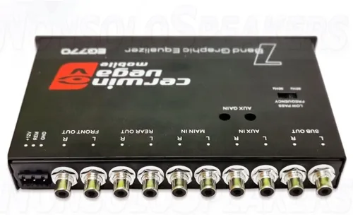 Miniatura 2 de Cerwin-Vega EQ770 Ecualizador paramétrico de 7 bandas con entrada auxiliar