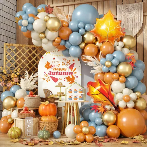 Miniatura 16 de Kit de Arco de Guirnalda de Globos de Género, Globos Rosa Polvoriento y Azul Arena Blanca, Globo Bohemio Rosa Nude para Tema Neutro Baby Shower