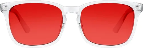 Miniatura 12 de TIJN Lentes de bloqueo de luz azul para mujeres y hombres, marco transparente cuadrado, anteojos nerd anti rayo azul, gafas para pantalla