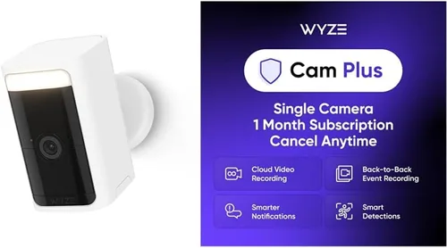 Miniatura 8 de WYZE cámara de seguridad inalámbrica para exteriores/interiores con batería, visión nocturna a color HDR de 2.5K, detección de movimiento, foco