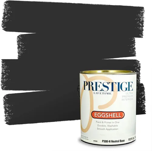 Miniatura 72 de Prestige Paints - 2 en 1, pintura base y pintura de exterior, P500-N-SW7020 SW6991-PCM