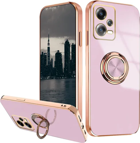 Miniatura 9 de Compatible con Xiaomi Redmi Note 12 Pro Plus Case Ring Holder Magnet Green, para Redmi Note 12 Pro Plus Funda de teléfono de silicona a prueba