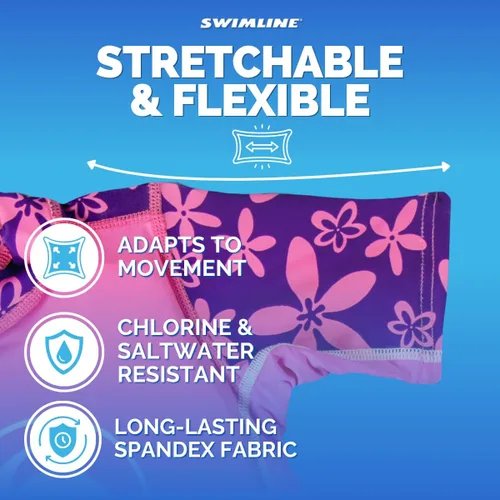 Miniatura 4 de Swimline - Chaleco de natación con cremallera flotante para niños – Chaleco salvavidas flotante para niños de 4 años en adelante, grande 40-55
