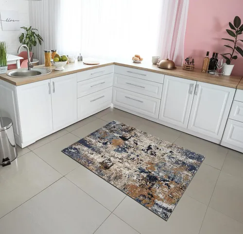 Miniatura 55 de Keen Home Design Alfombras de Pasillo - 2x8 que no desprenden pelusa, alfombra abstracta para cocina, sala de estar, dormitorio, comedor, entrada