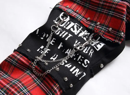 Miniatura 5 de Jeans ajustados con estampado de calavera y letras para hombre