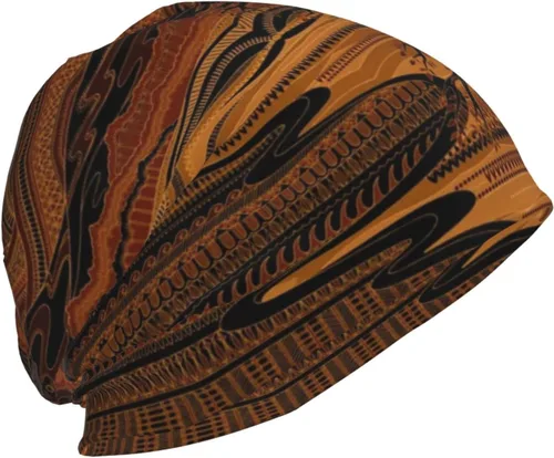 Miniatura 44 de Gorro africano holgado para adultos, tejido elástico, de calavera, gorro de invierno para exteriores para mujeres y hombres