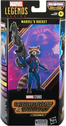 Miniatura 2 de Marvel Legends Series Marvel's Rocket, Guardians of The Galaxy Vol. 3 - Figuras de acción coleccionables de 6 pulgadas, juguetes para edades de 4