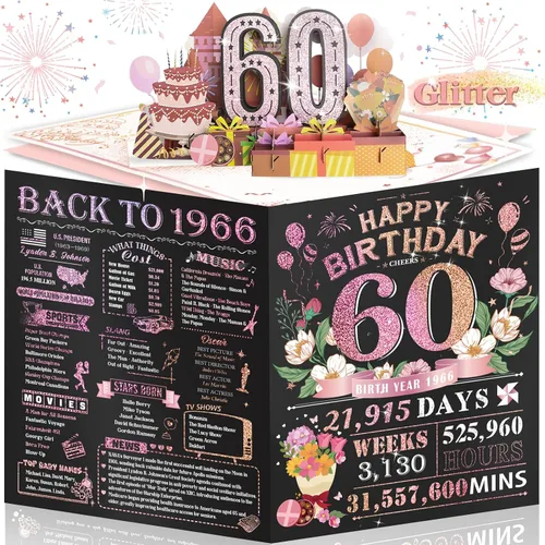Miniatura 9 de Tarjeta de cumpleaños número 10 para niña, niño, nieto, nieta, hijo, hija, gigante, desplegable, “Happy 10th Year Old”, decoración, regalo de Negro