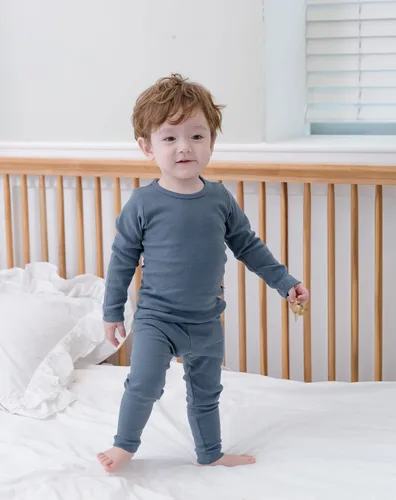 Miniatura 4 de AVAUMA - Pijama para niños y niñas de algodón básico para uso diario