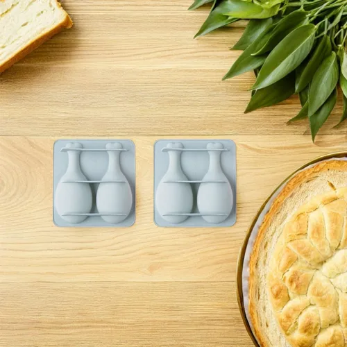 Miniatura 6 de YARNOW Cook Mold - Molde de silicona para tartas, 2 piezas, diseño de pierna de pollo, herramienta para hornear para pastel de chocolate y galletas