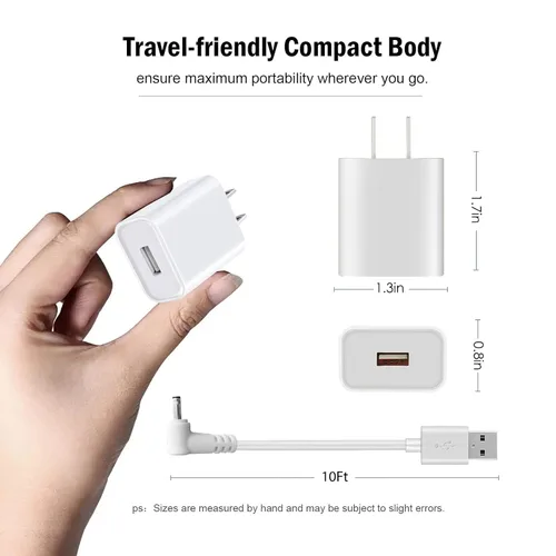 Miniatura 5 de Love your yy Paquete de 3 adaptadores de corriente para interiores y exteriores, cargador de pared para Ring Stick Up Cam/Plug-in de 3ª