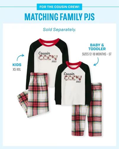 Miniatura 2 de The Children's Place Pijama unisex para bebé, algodón