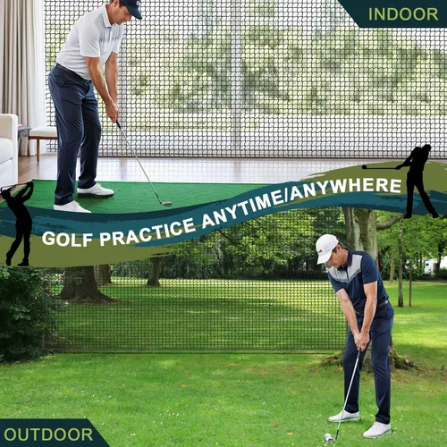 Miniatura 4 de Heavy Duty Golf Practice Net, High-Impact Golf Hitting Net for Indoor/Outdoor Use