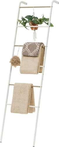 Miniatura 15 de IRIS USA - Perchero de metal con estilo boutique y moderno, color blanco