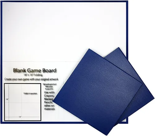 Miniatura 2 de Tablero de juegos plegable, medidas de 18 x 18 pulgadas, Multicolor