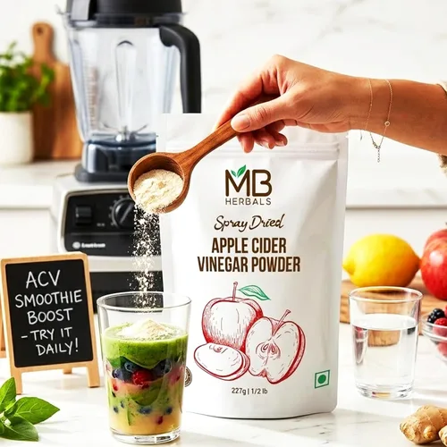 Miniatura 6 de MB Herbals Vinagre de sidra de manzana en polvo 8.01 oz (8 oz/media libra) 75 porciones secado por pulverización Sin gluten Sin