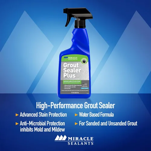 Miniatura 2 de Miracle Sealants Sellador de lechada Plus Invisible Penetrating Sealer Spray, 16 oz