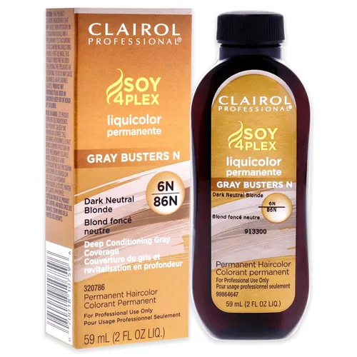 Miniatura 3 de Clairol Professional Permanent Liquicolor for Medium Blonde/Dark Blonde Hair Color with 100% Gray Coverage Packaging May Vary 6n Rubio neutro