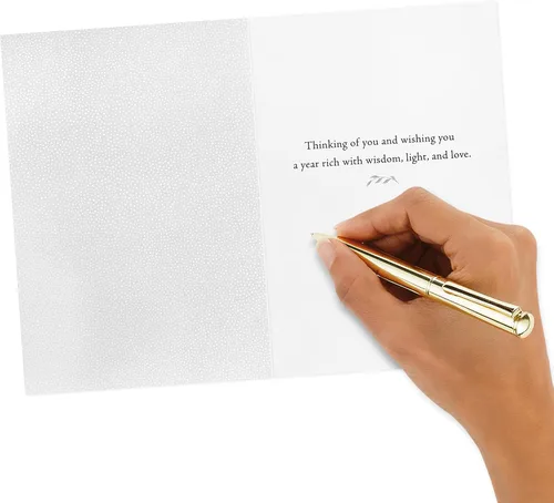 Miniatura 6 de Hallmark Golden Thread Diwali - Surtido de tarjetas Happy Diwali (16 tarjetas con sobres)