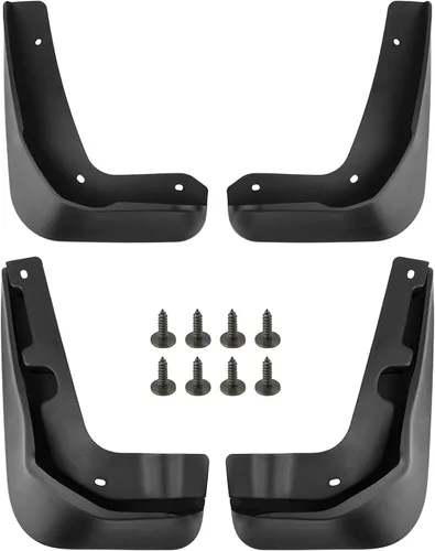Juego de 4 guardabarros delantero y trasero izquierdo derecho (lado del conductor y pasajero) guardabarros con accesorios para Ford Focus Sedan 2012