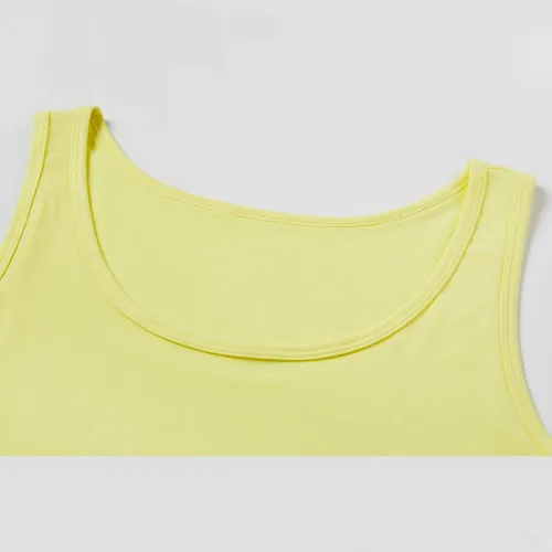Miniatura 6 de Liang Rou Camiseta sin mangas con cuello redondo elástico para mujer