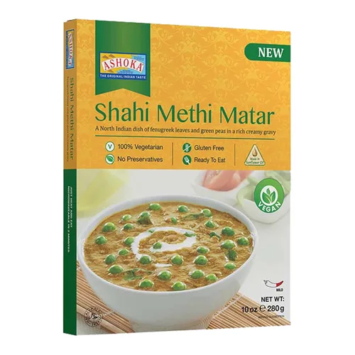 Miniatura 38 de Ashoka Comidas indias tradicionales 1932, curry de verduras mixtas veganas, platos principales listos para comer para microondas, Shahi Navratan