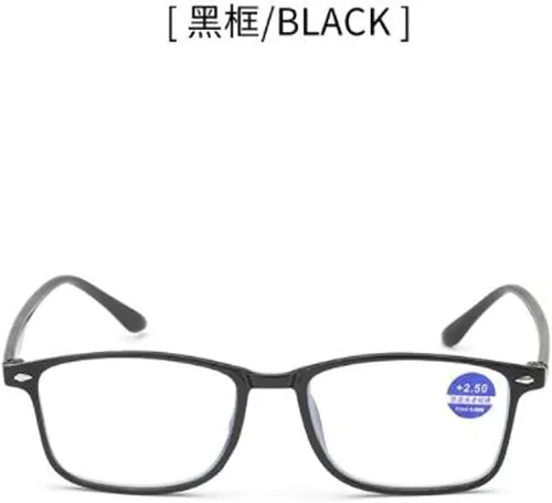 Miniatura 8 de Gafas de lectura anti-luz azul Gafas de lectura con clavo de arroz para hombres y mujeres Marco negro