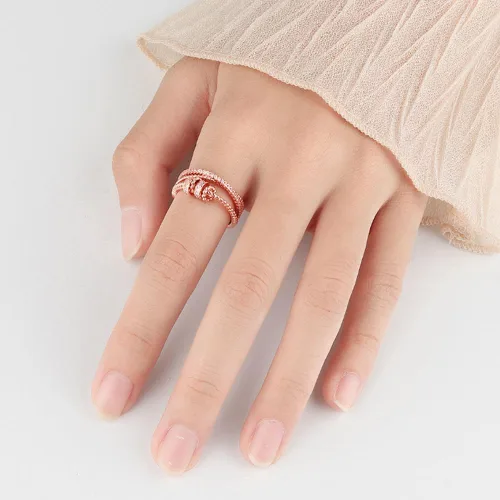 Miniatura 2 de Long tiantian Regalos para hija de parte de mamá Anillo Fidget Ajustable Abierto Giratorio Anillos de Preocupación y Ansiedad para Mujeres Regalos