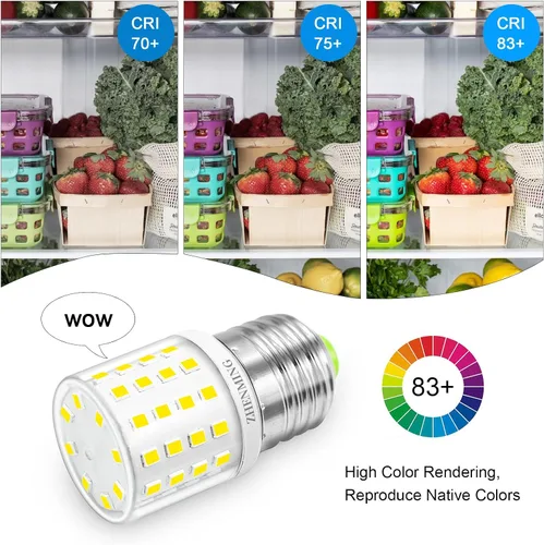 Miniatura 8 de ZHENMING Bombillas LED AC 100-265V 3.5W para refrigerador KEI D34L E26 5W Reemplazo 50W-60W 5304511738 Bombilla de nevera para Frigidaire Kenmore