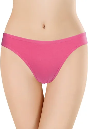 Miniatura 3 de ANZERMSIX - Parte de abajo de bikini, tipo tanga, algodón transpirable, paquete de 6