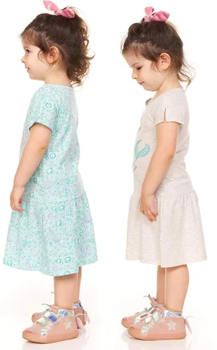 Miniatura 3 de Disney One Size Princess Ariel Tshirt 2 Pack Gift Set-Short Sleeve Girls Dresses