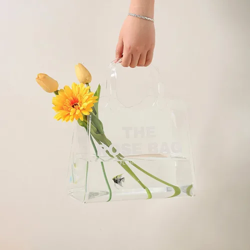 Miniatura 5 de Florero para flores, florero de acrílico transparente, jarrones estéticos modernos para decoración del hogar, jarrones decorativos para boda, sala