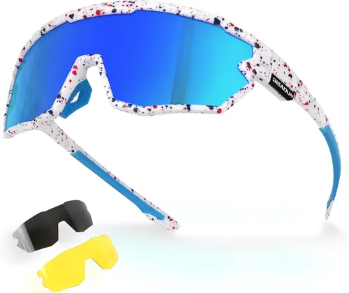 Miniatura 8 de Gafas de sol polarizadas, gafas de ciclismo para adultos y jóvenes, hombres y mujeres, gafas de protección para béisbol