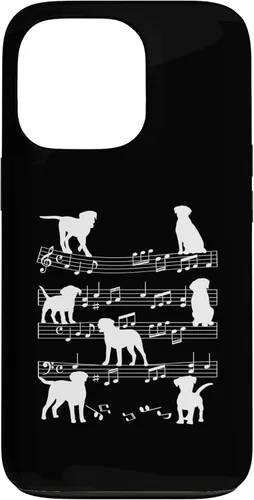 Miniatura 9 de iPhone 11 Músico Perro Jugando en Notas Musicales Amante de la Música Piano Case