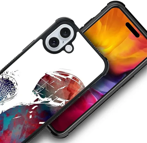 Miniatura 61 de Compatible con funda para iPhone 6 Plus/6s Plus,Bite Your Teeth Diseño de patrón asombroso, funda trasera dura de PC anti-arañazos y a prueba