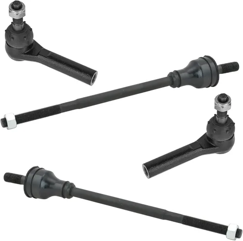 Miniatura 170 de TRQ Juego de barras de acoplamiento delanteras interiores y exteriores de 4 piezas compatible con Jeep Cherokee 1991-2001 y Comanche 91-92