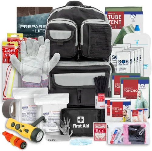Urban Survival Bug-Out Bag y suministros de supervivencia en desastres para hasta 6 personas