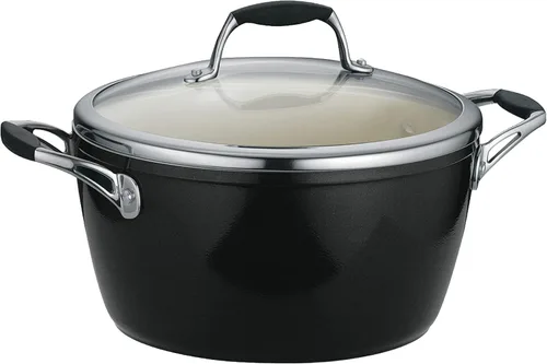 Miniatura 13 de Tramontina Ceramica Deluxe - Sartén antiadherente de cerámica de 10 pulgadas, apta para horno, color negro metálico