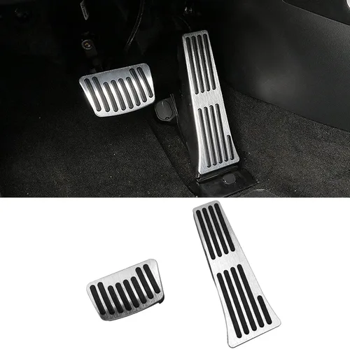 TTCR-II Cubiertas de pedal para Hyundai Tucson Sonata y Kia Optima Sorento 2016-2025, pedales de freno para Santa Fe 2019-2025 y Sportage 17-25