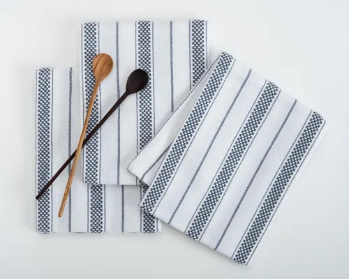 Miniatura 48 de Juego de Toallas de Cocina – Paquete de 3 (20 x 30 pulgadas) Extra Grandes de Algodón Premium para Cocina – Absorbentes – 100% Algodón – con Lazo